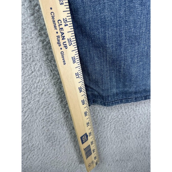 7 For All Mankind Jeans Mens 36 Blue Medium Wash Relaxed Fit Stretch Made USA - Picture 4 of 10